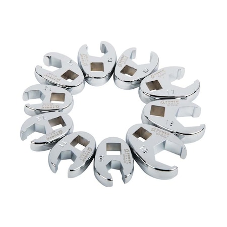 Sunex WR SET 3/8" DR 10 PC  CROWS FOOT METRIC SU9710M